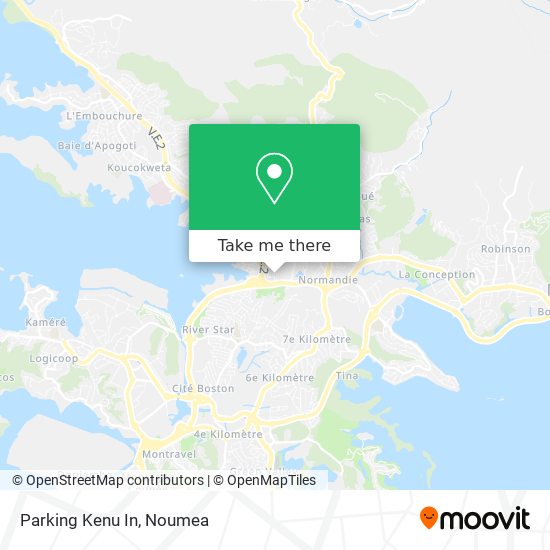 Parking Kenu In map