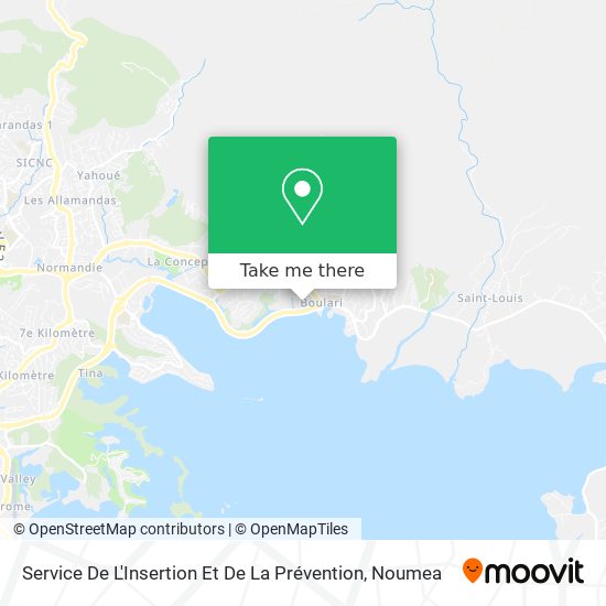 Service De L'Insertion Et De La Prévention map