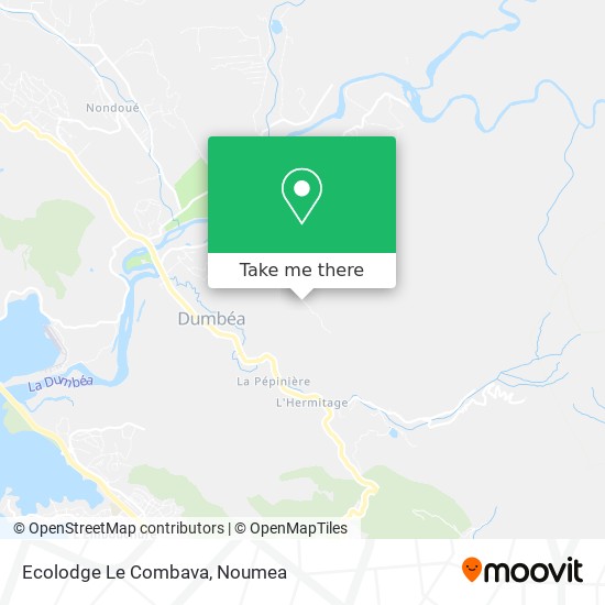 Ecolodge Le Combava map
