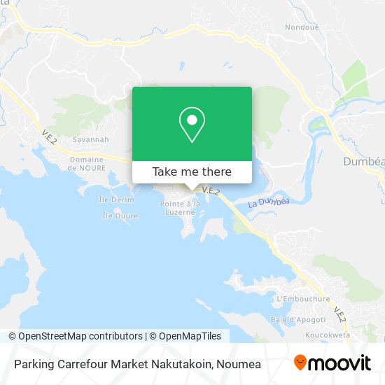 Parking Carrefour Market Nakutakoin map