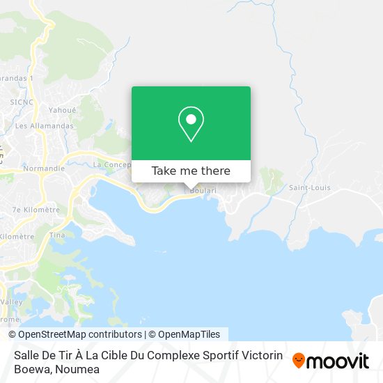 Salle De Tir À La Cible Du Complexe Sportif Victorin Boewa map
