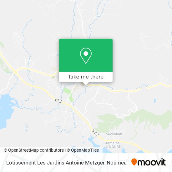 Lotissement Les Jardins Antoine Metzger map