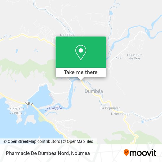 Pharmacie De Dumbéa Nord map