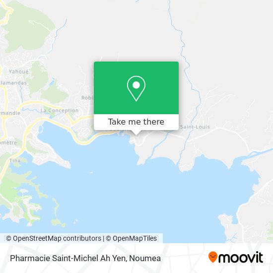 Pharmacie Saint-Michel Ah Yen map