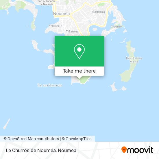 Le Churros de Nouméa map