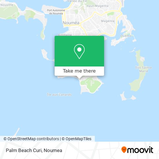 Palm Beach Curi map