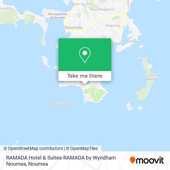 RAMADA Hotel & Suites-RAMADA by Wyndham Noumea map