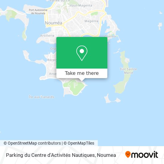 Parking du Centre d'Activités Nautiques map