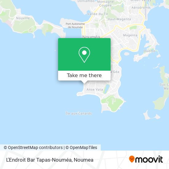L'Endroit Bar Tapas-Nouméa map