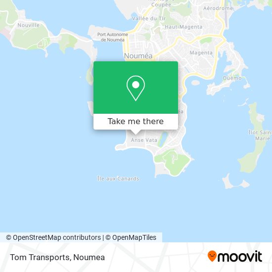 Tom Transports map