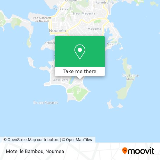 Motel le Bambou map