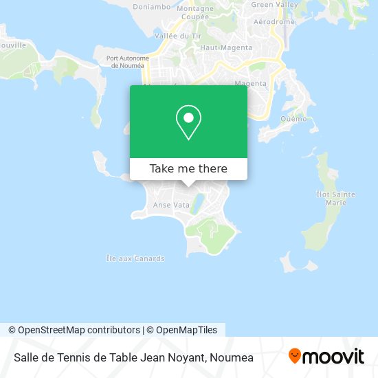 Salle de Tennis de Table Jean Noyant map