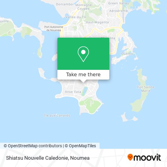 Shiatsu Nouvelle Caledonie map