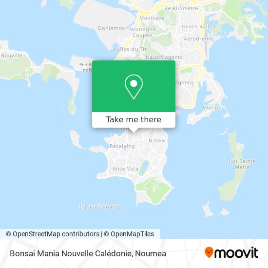Bonsai Mania Nouvelle Calédonie map