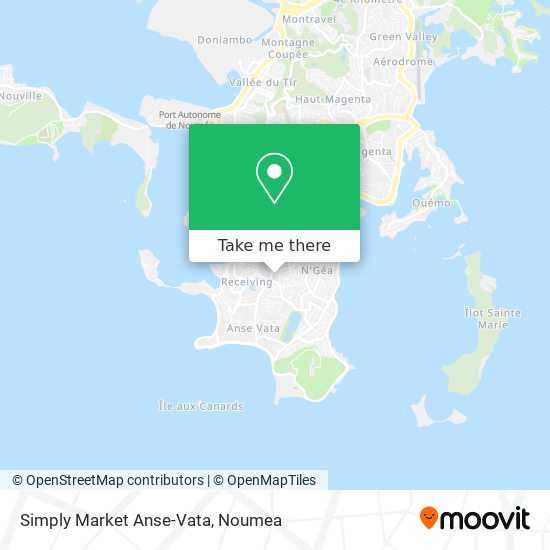 Simply Market Anse-Vata map