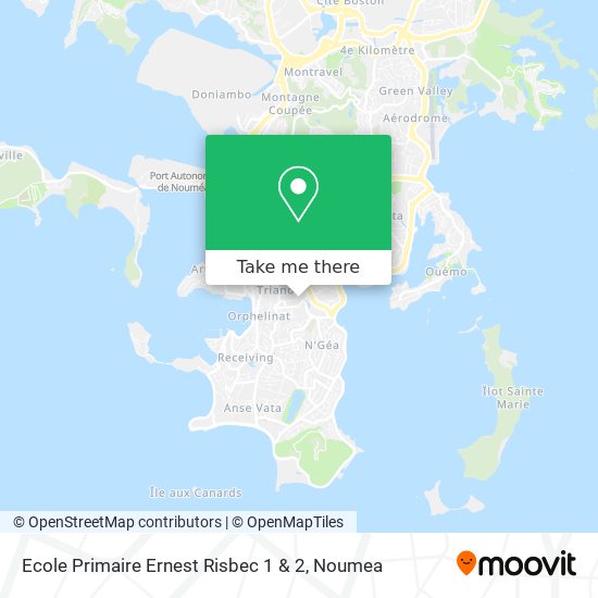 Ecole Primaire Ernest Risbec 1 & 2 map