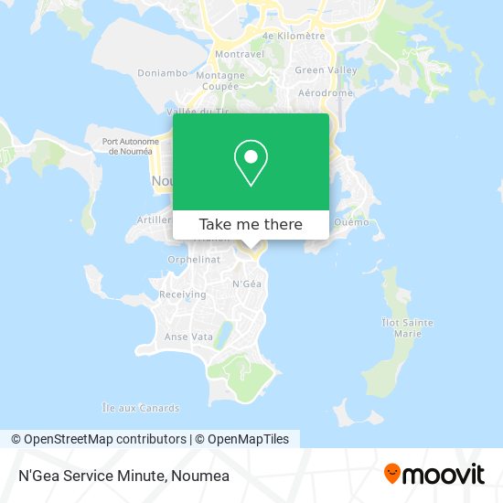 N'Gea Service Minute map