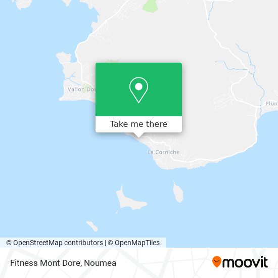 Fitness Mont Dore map