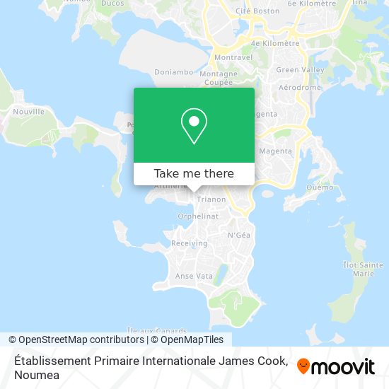 Établissement Primaire Internationale James Cook map