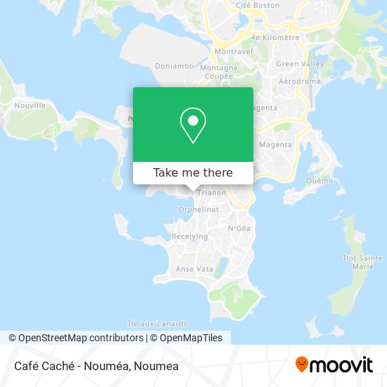 Café Caché - Nouméa map