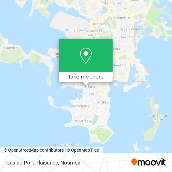 Casino Port Plaisance map