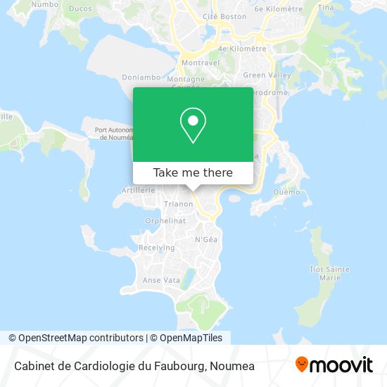 Cabinet de Cardiologie du Faubourg map