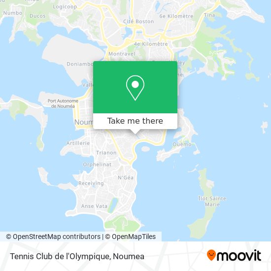 Tennis Club de l'Olympique map