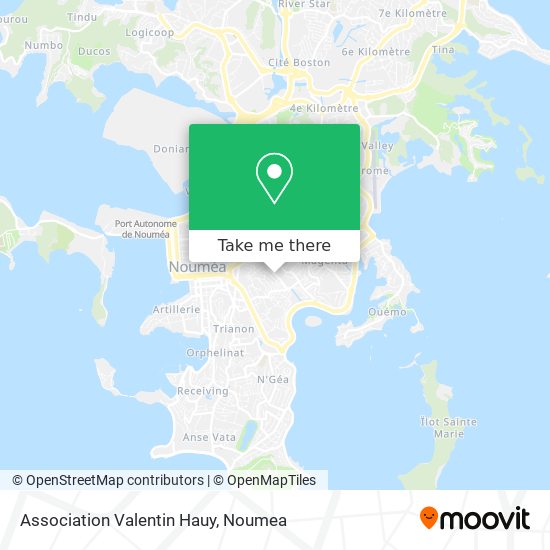 Association Valentin Hauy map