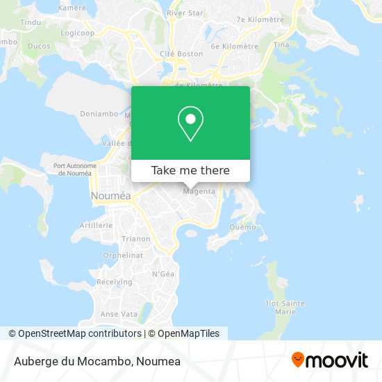 Auberge du Mocambo map