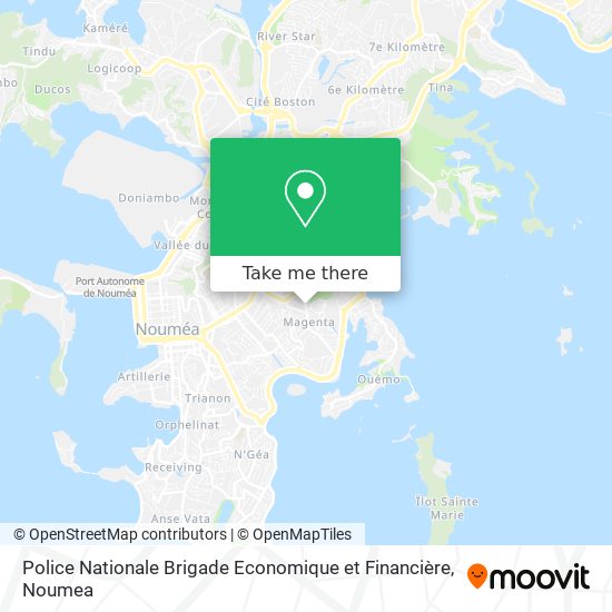 Police Nationale Brigade Economique et Financière map