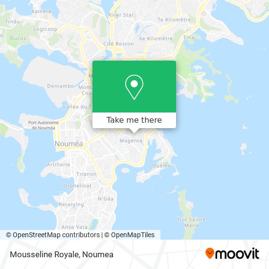 Mousseline Royale map