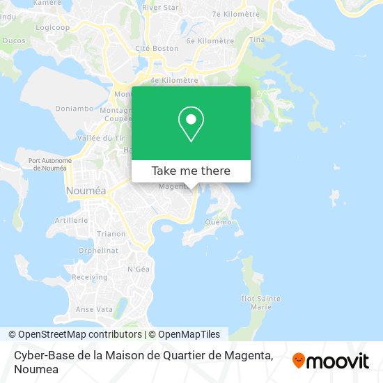 Cyber-Base de la Maison de Quartier de Magenta map