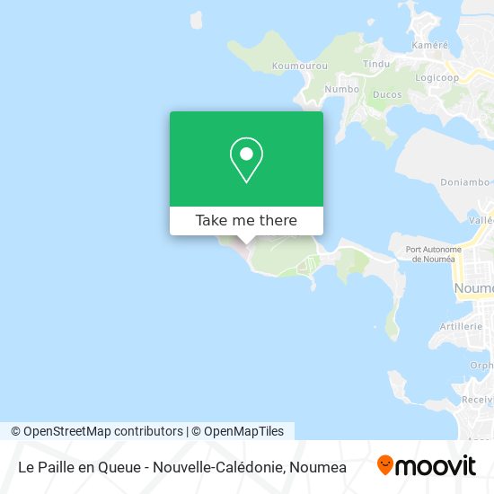 Le Paille en Queue - Nouvelle-Calédonie map