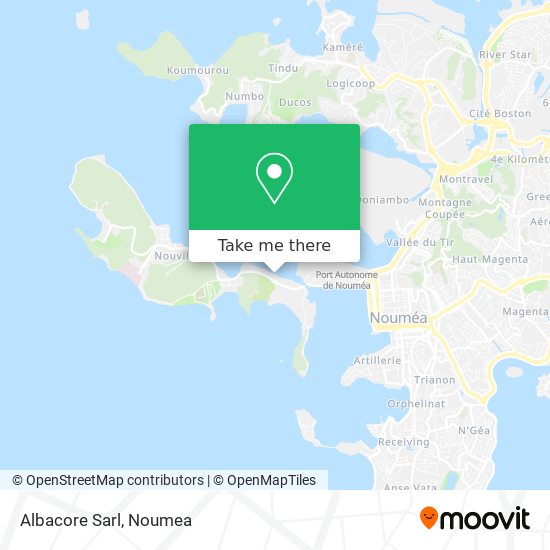 Albacore Sarl map