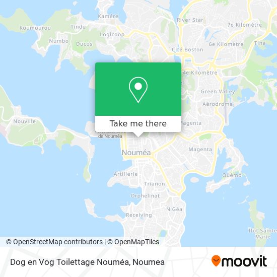 Dog en Vog Toilettage Nouméa map