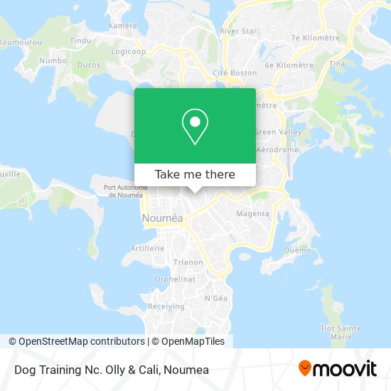 Dog Training Nc. Olly & Cali map
