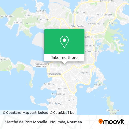 Marché de Port Moselle - Nouméa map