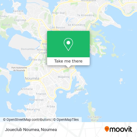 Joueclub Noumea map
