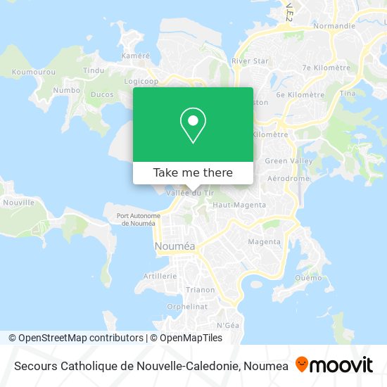 Secours Catholique de Nouvelle-Caledonie map