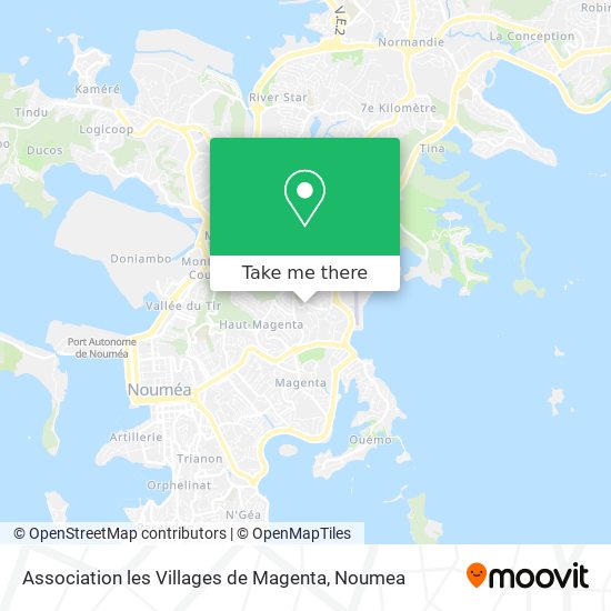 Association les Villages de Magenta map