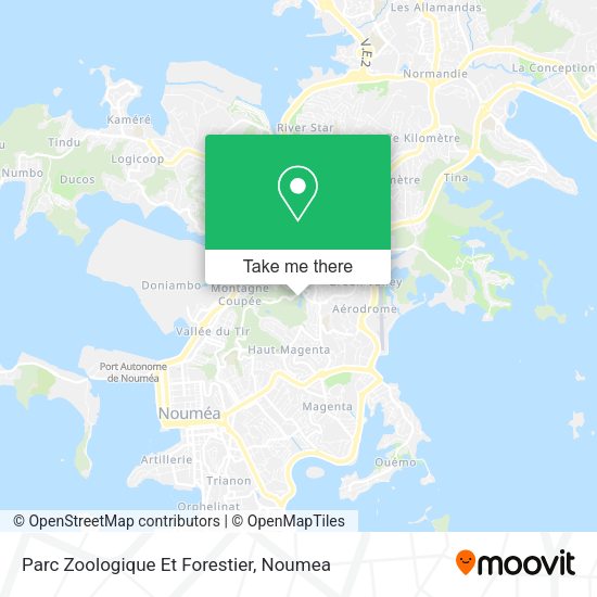 Parc Zoologique Et Forestier map