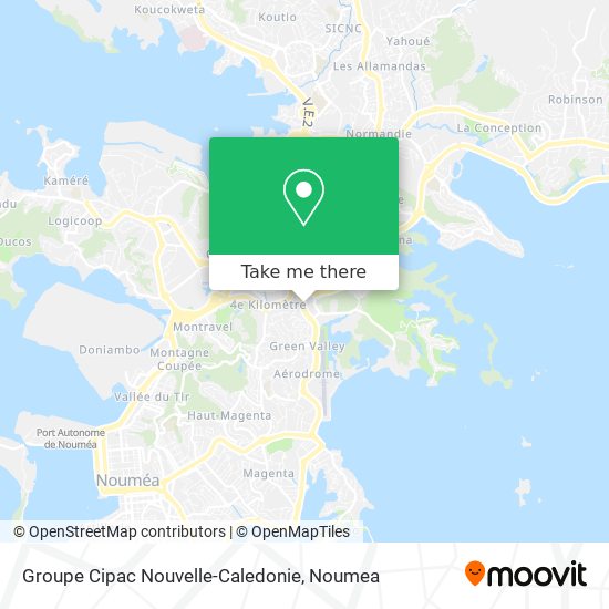 Groupe Cipac Nouvelle-Caledonie map