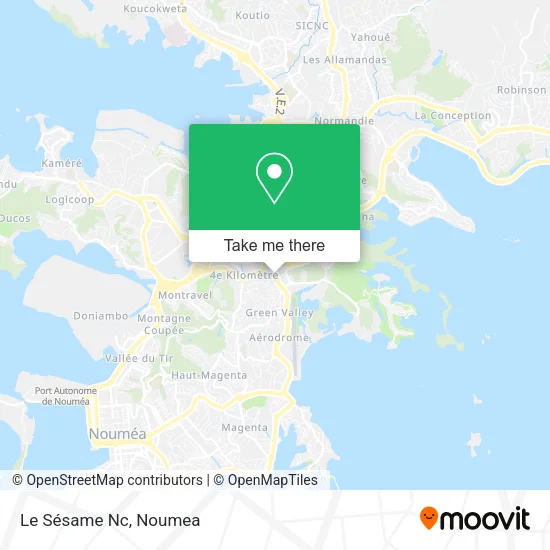 Le Sésame Nc map