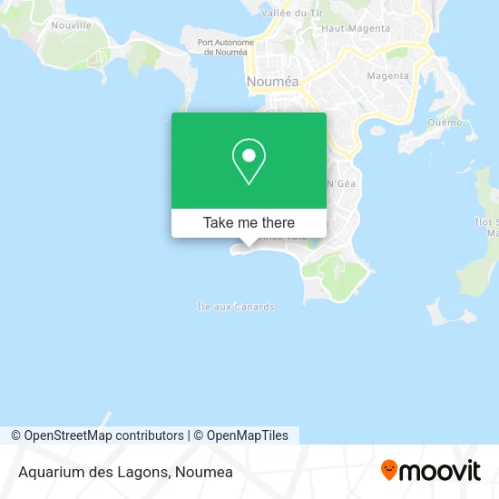 Aquarium des Lagons map
