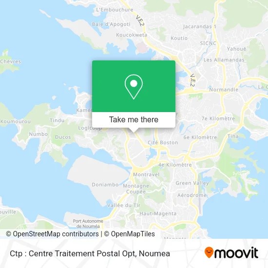 Ctp : Centre Traitement Postal Opt map