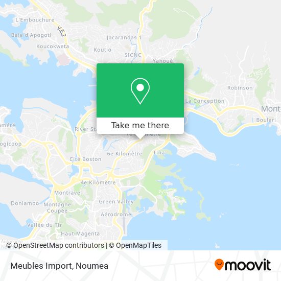 Meubles Import map
