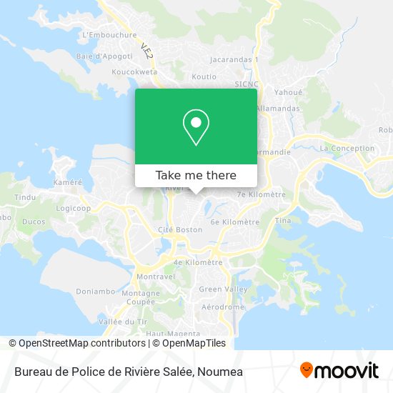 Bureau de Police de Rivière Salée map