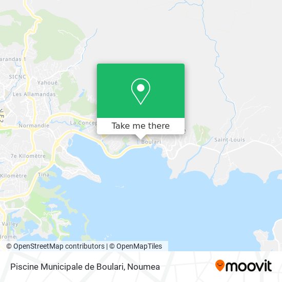 Piscine Municipale de Boulari map