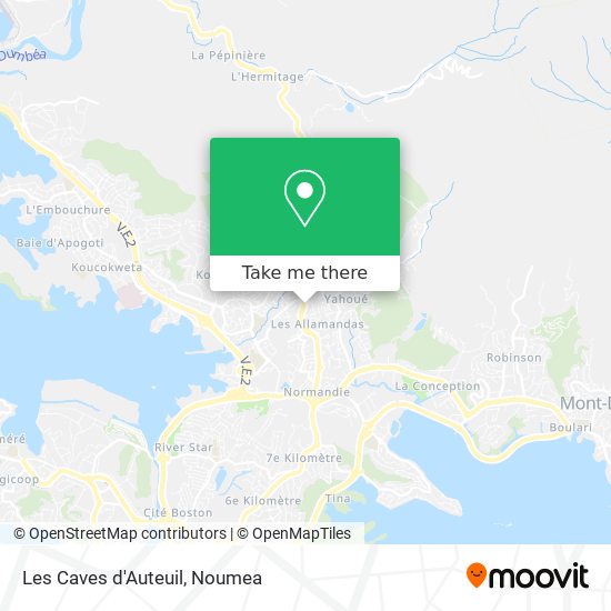 Les Caves d'Auteuil map