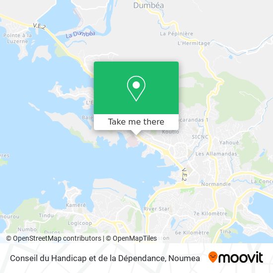 Conseil du Handicap et de la Dépendance map